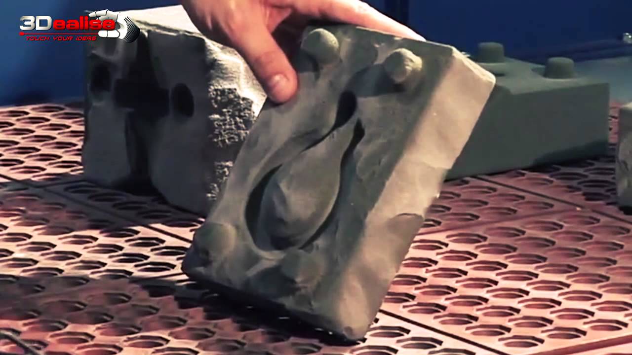 3Dealise video of ExOne 3D printing process