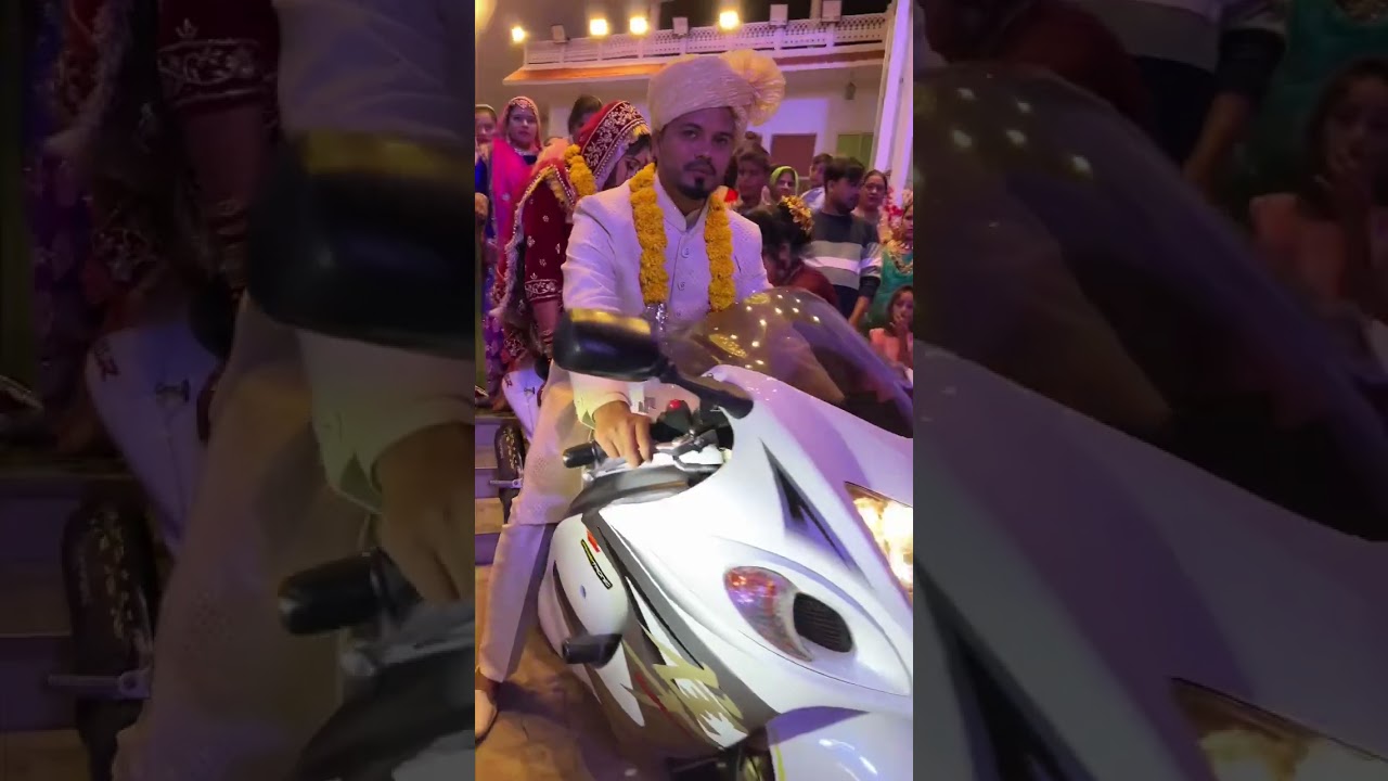 Wedding Bidaai On my hayabusa #hayabusa #bidaai #wedding