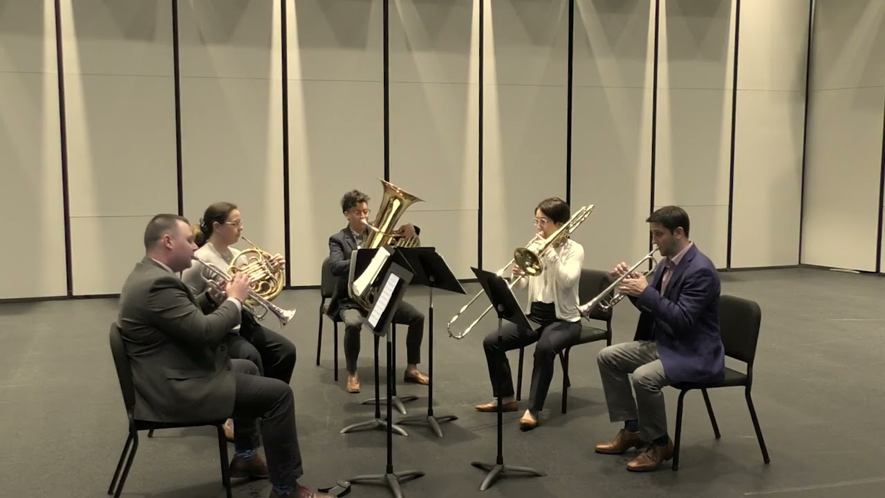 Four Movements for Five Brass by Collier Jones - Mvt I. Introduction and March.   (LIVE PERFORMANCE)