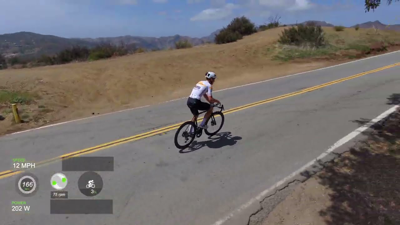 Encinal Canyon - taking a World Tour Cyclist's KOM in Malibu
