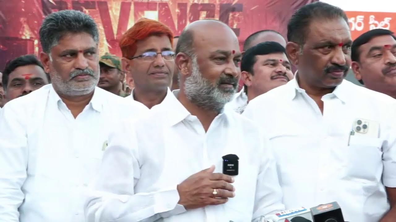 Live : Addressing the Media in Karimnagar