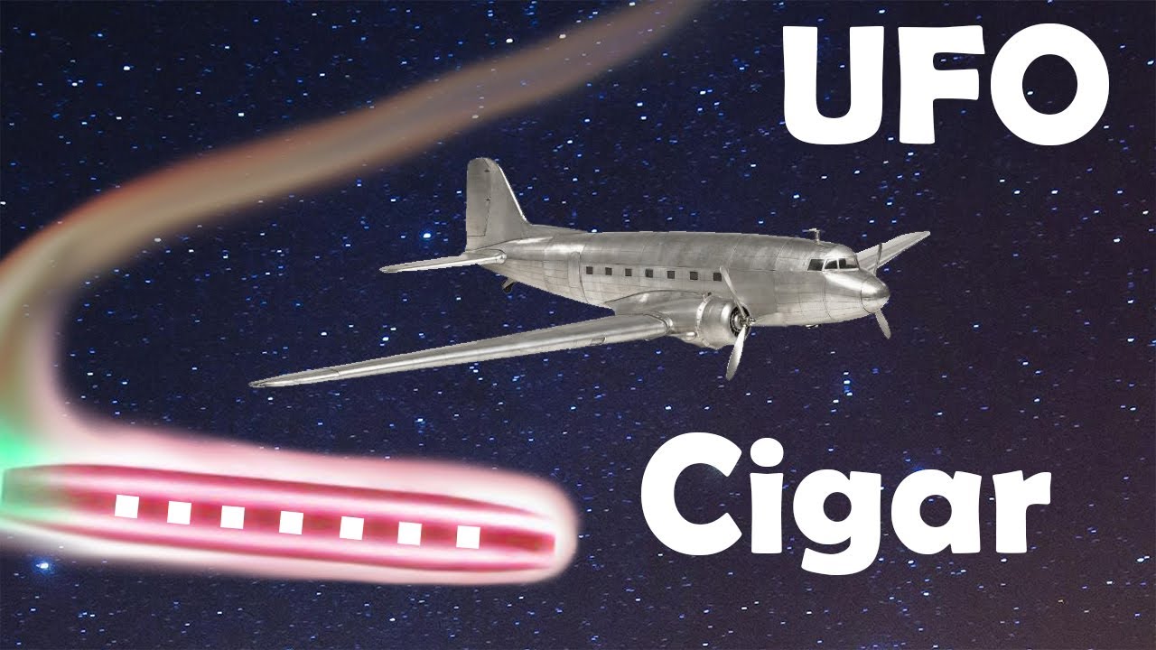 Ancient Aliens and UFOs: Torpedo or cigar shaped UFO The Chiles Whitted UFO story 1948
