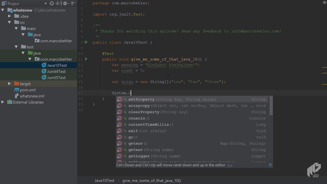 What's new in Java 10 | What's new in....?