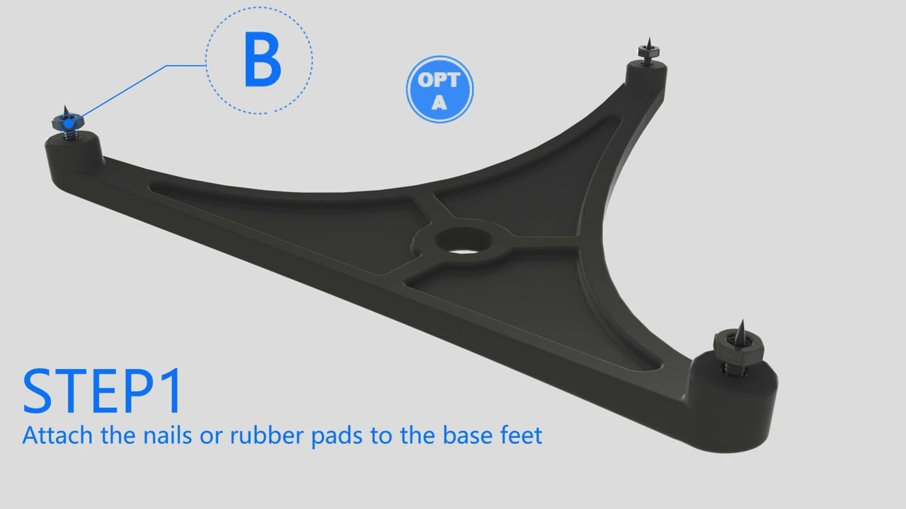 PERLESMITH PSSS1 Height-Adjustable Speaker Stand | Upgrade Your Audio Experience Right Now!