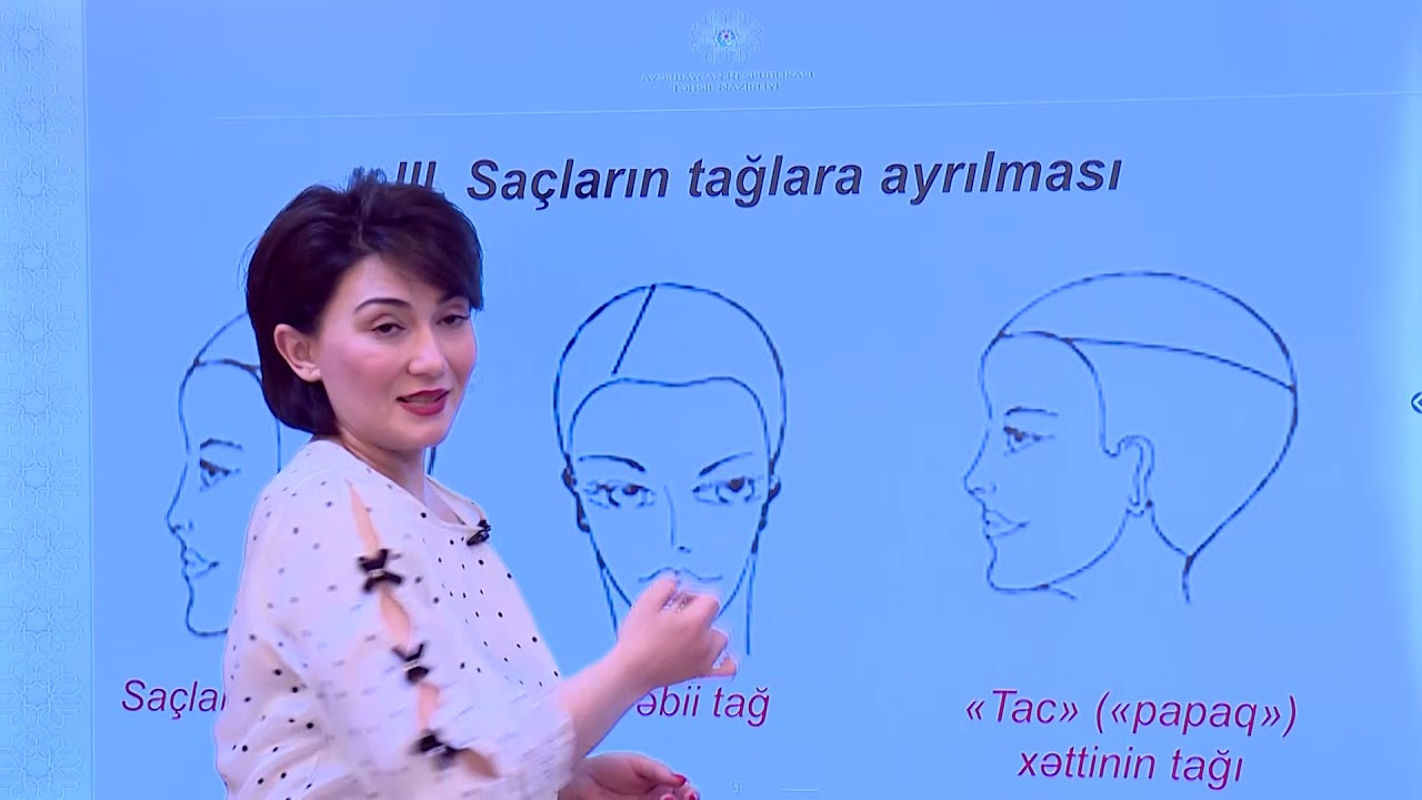 Saç kəsiminin 7 mərhələsi - Bərbər-vizajist-manikürçü ixtisası