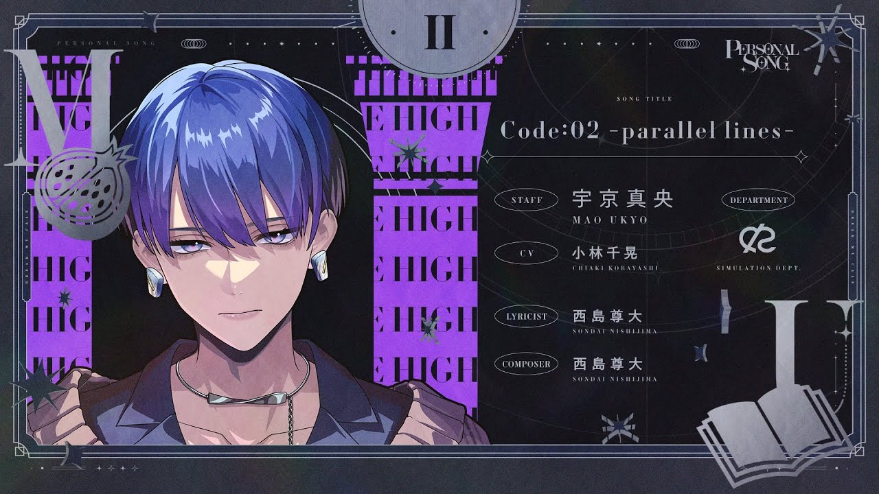 【MV】Code:02 -parallel lines- /  宇京真央 (CV. #小林千晃  )