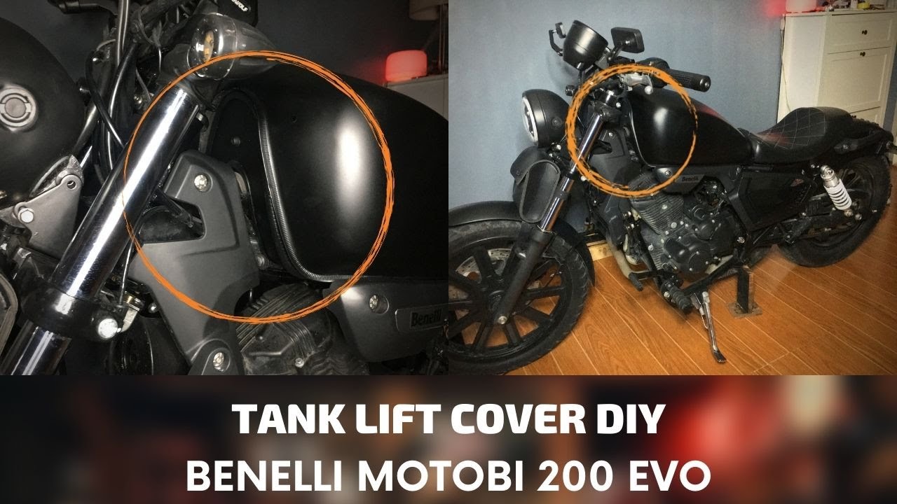BENELLI MOTOBI 200 EVO | TANK LIFT COVER DIY