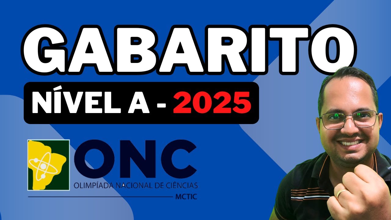 📚 GABARITO COMPLETO | ONC 2025 &ndash; N&Iacute;VEL A (6&ordm; e 7&ordm; ANO)
