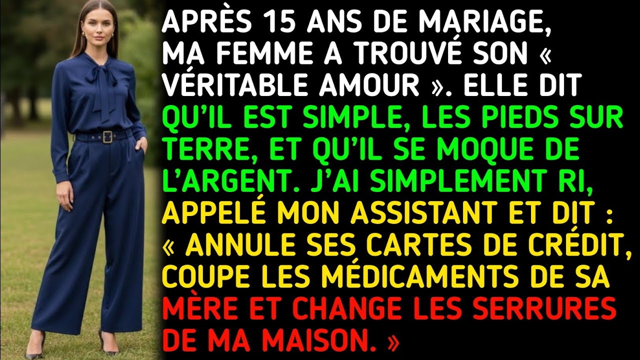 APRÈS 15 ANS DE MARIAGE, MA FEMME A TROUVÉ SON VÉRITABLE AMOUR ELLE DIT QU’IL EST SIMPLE ET...