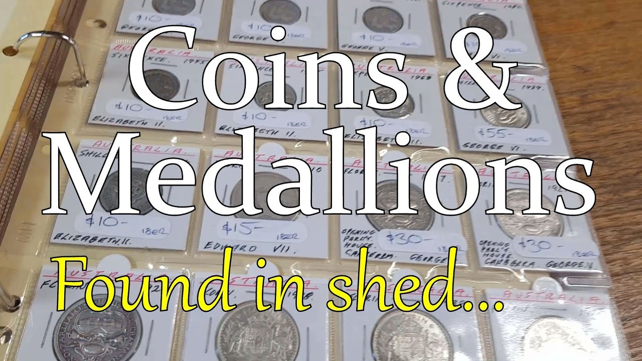 Vintage Radio Room, Sheds & House Lot - Part 14. Evaluating the Coin & Medallion Collection!!