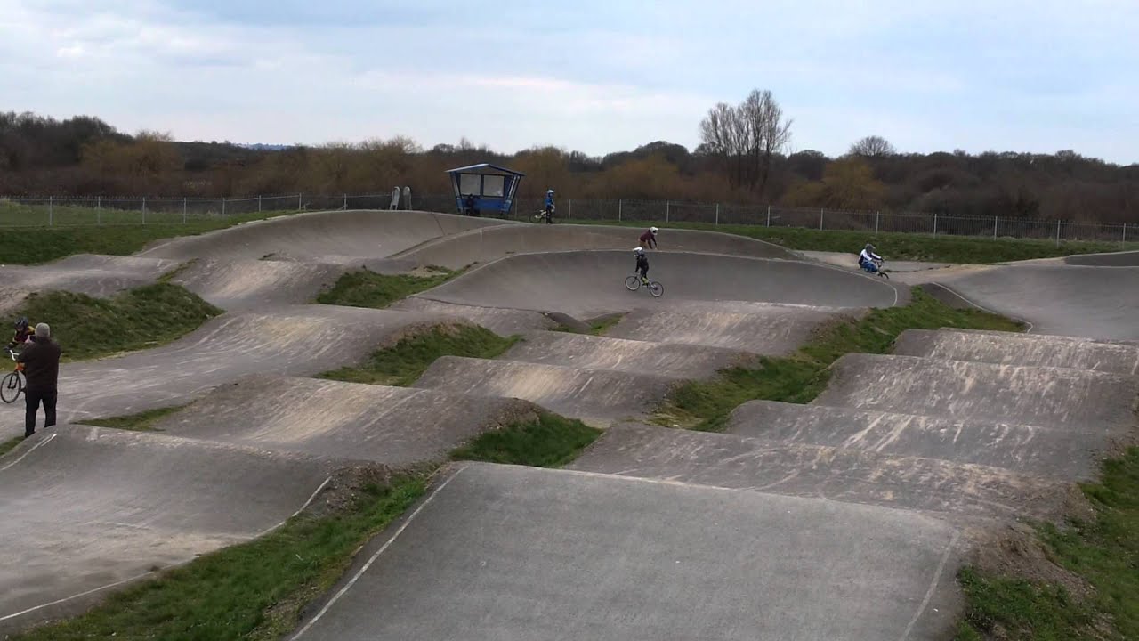 Isaac at bmx track Gosport