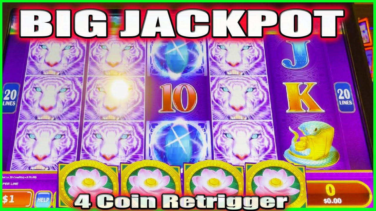 BIG JACKPOTS! LOTUS LAND HIGH LIMIT SLOTS | HUGE COMEBACK 4 COIN RETRIGGER