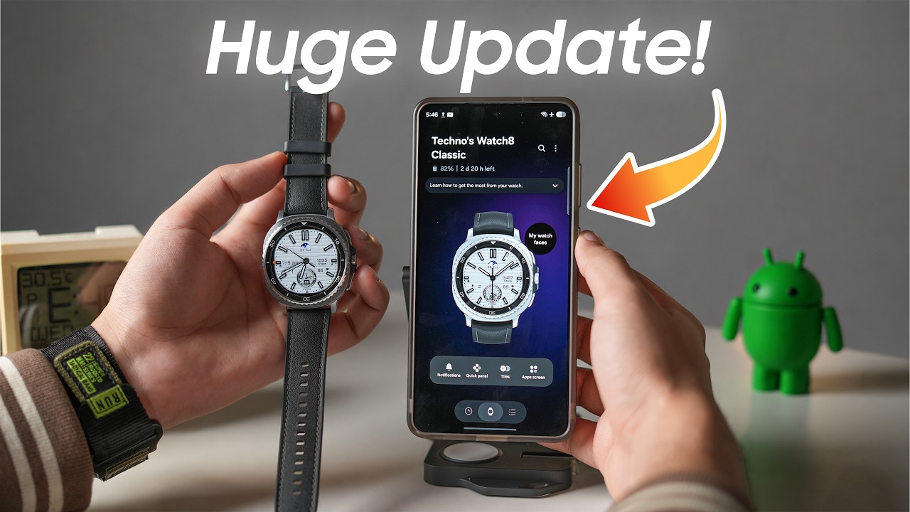 Масштабное обновление для Galaxy Watch и первый взгляд на циферблаты Galaxy Watch 9