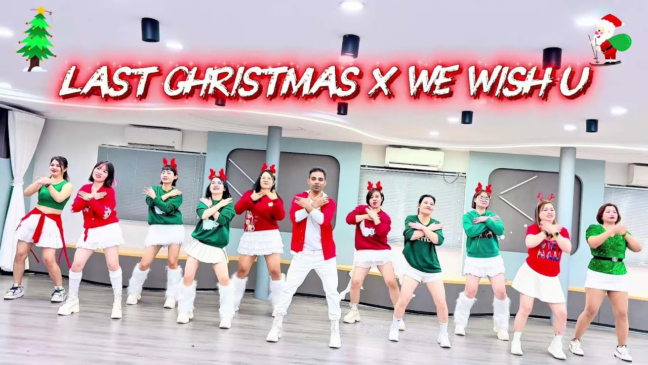 Last Christmas x We Wish You Remix | Kalyan zumba Dance fit | Christmas 2025 Happy new Year 2026