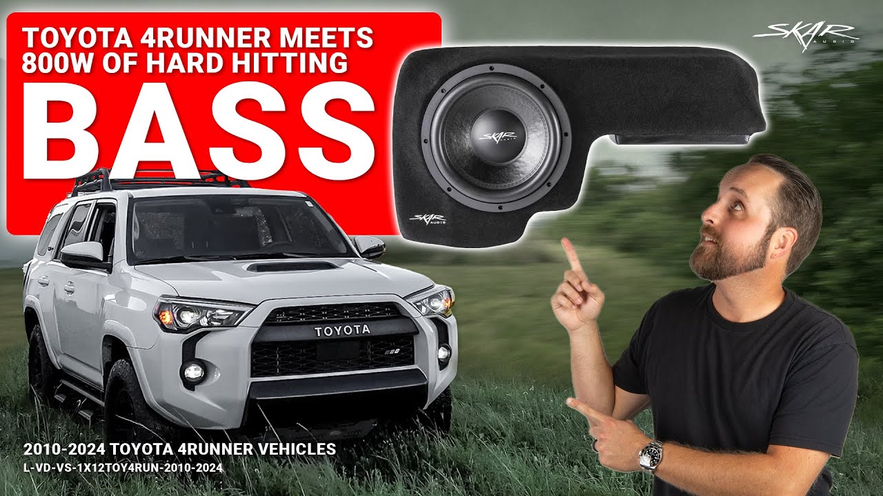 2010-UP Toyota 4Runner Bass Upgrade | Skar Audio Vehicle Specific Loaded Enclosure