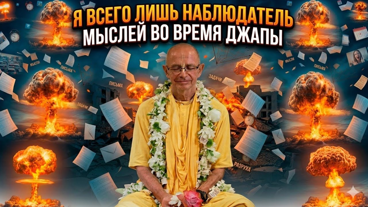 ☝️Простая техника джапа медитации. #джапа #махамантра #бхактивигьянагосвами #прабхупада #святоеимя