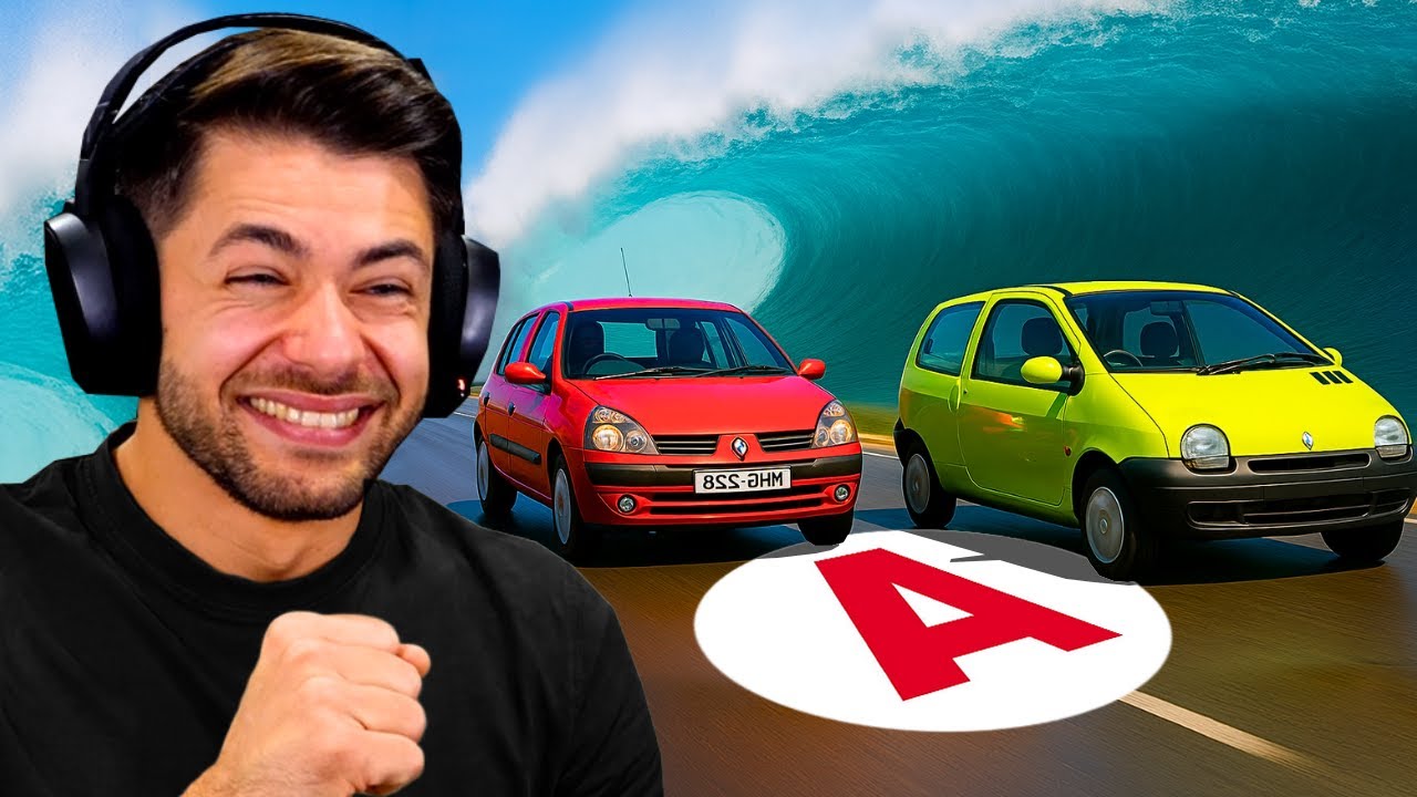 VOITURE JEUNE PERMIS vs TSUNAMI GEANT sur BeamNG