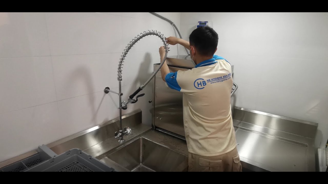 Door type dishwasher installation