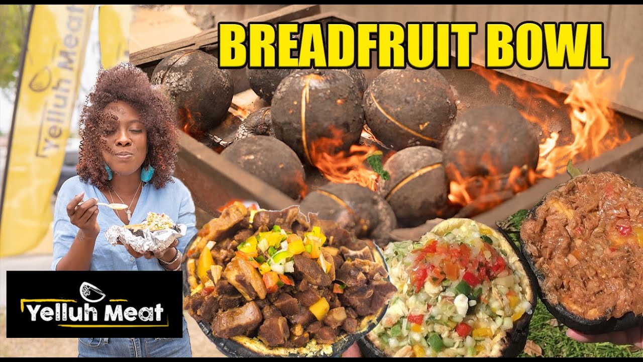Yelluh Meat, Enjoy real Bajan food like breadfruit bowl at Yelluh Meat