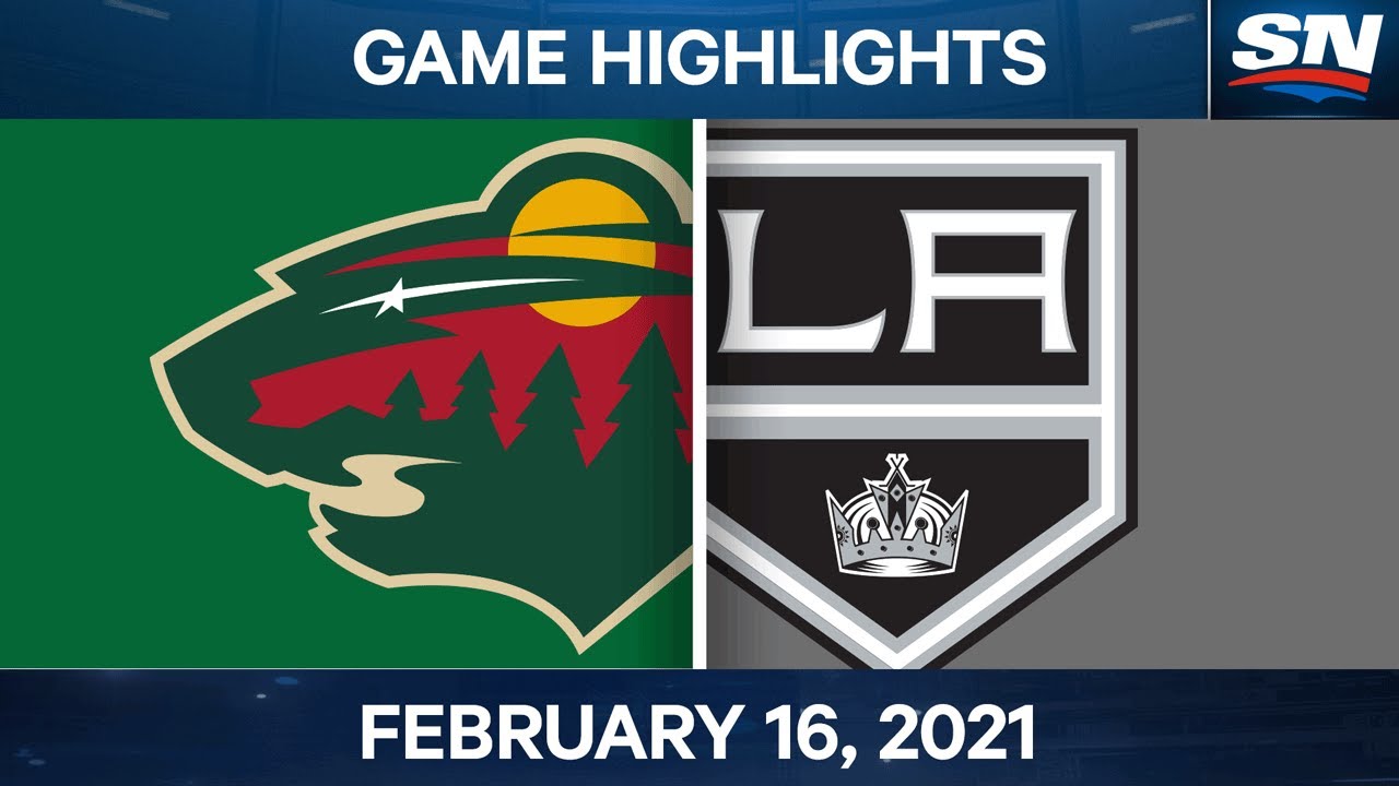NHL Game Highlights | Wild vs. Kings - Feb. 16, 2021