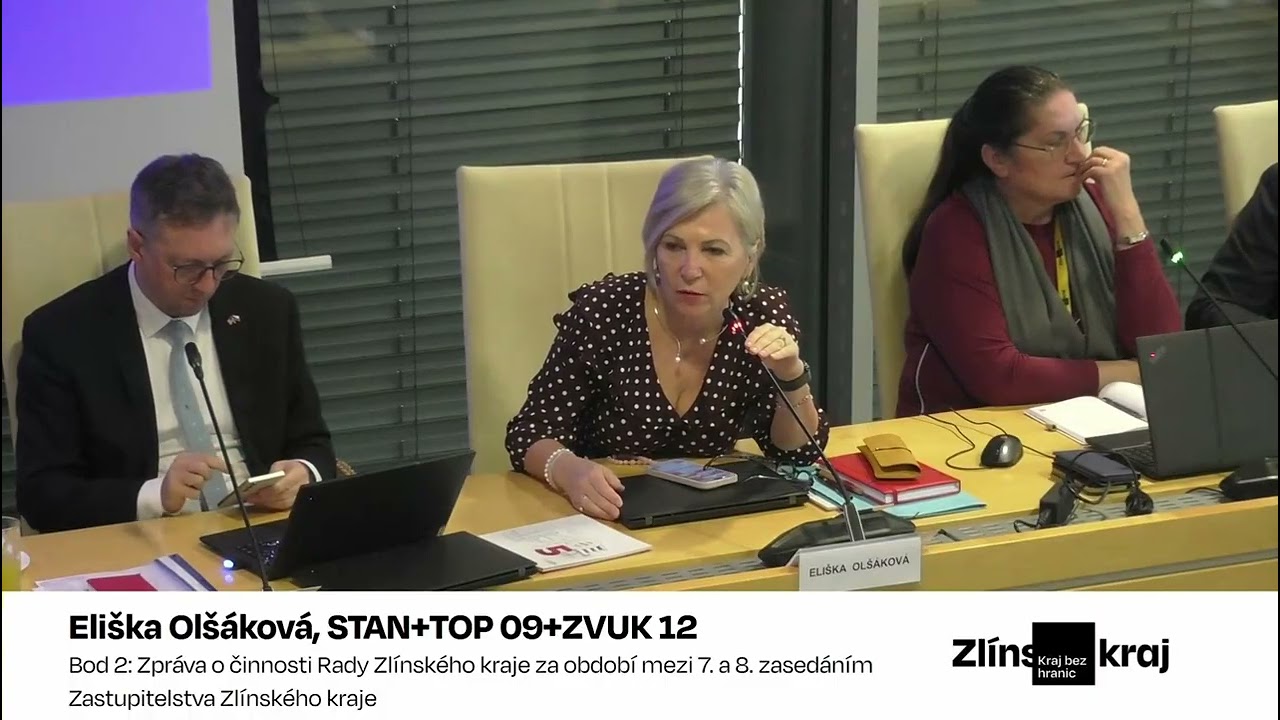 Zasedání Zastupitelstva Zlínského kraje 23. února 2026