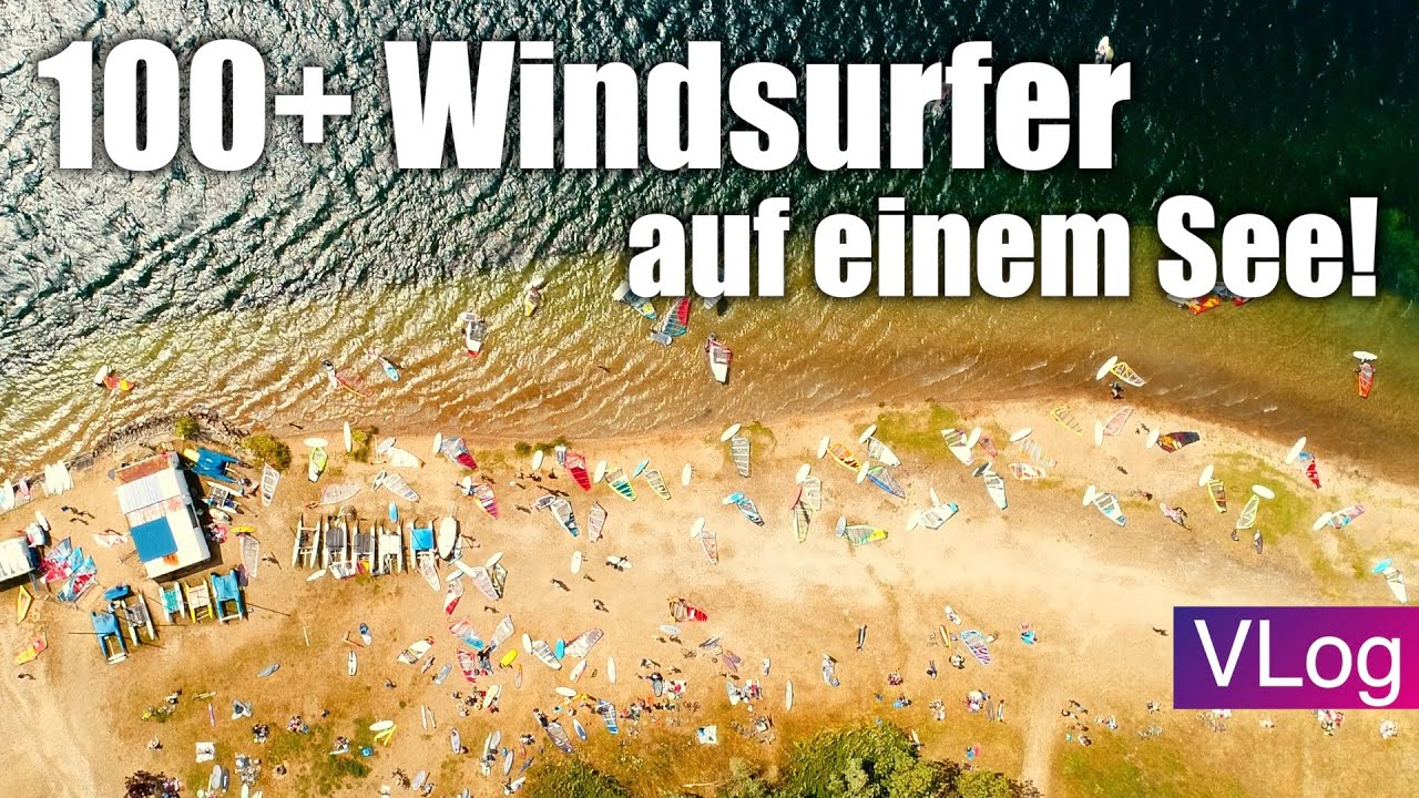 Irres Chaos: 100+ Windsurfer auf unserem See! 🤯
