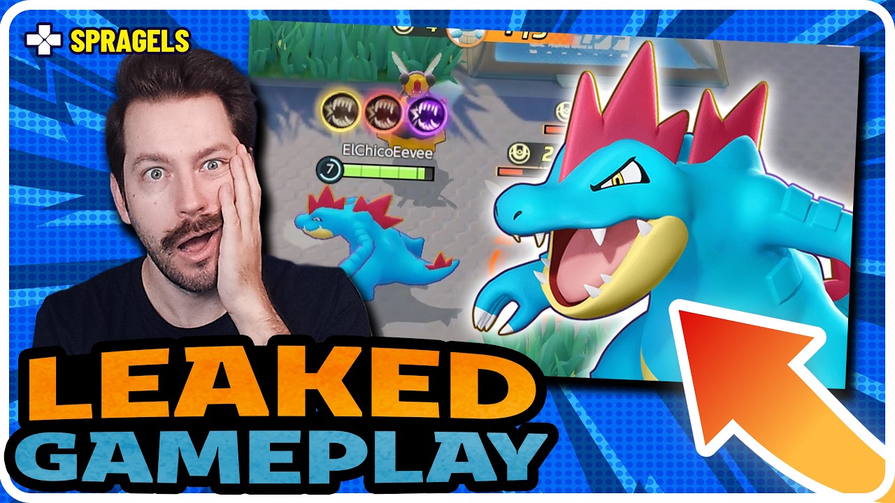 LEAKED Feraligatr gameplay! CRAZY MOVES | Feraligatr Pokemon Unite