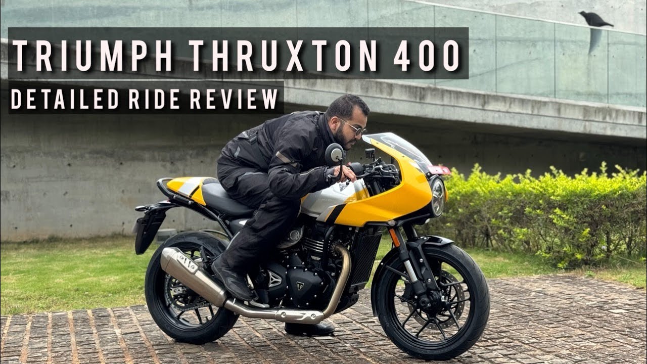 Triumph Thruxton 400 Cafe Racer - Detailed City Ride Review