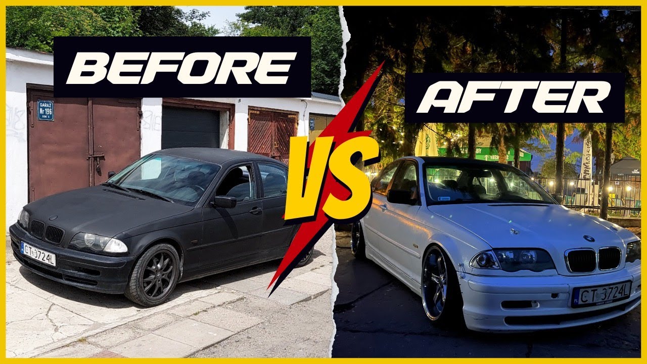 Low budget E46 BMW | STATIC | LOWESTGARAGE | GRUZ