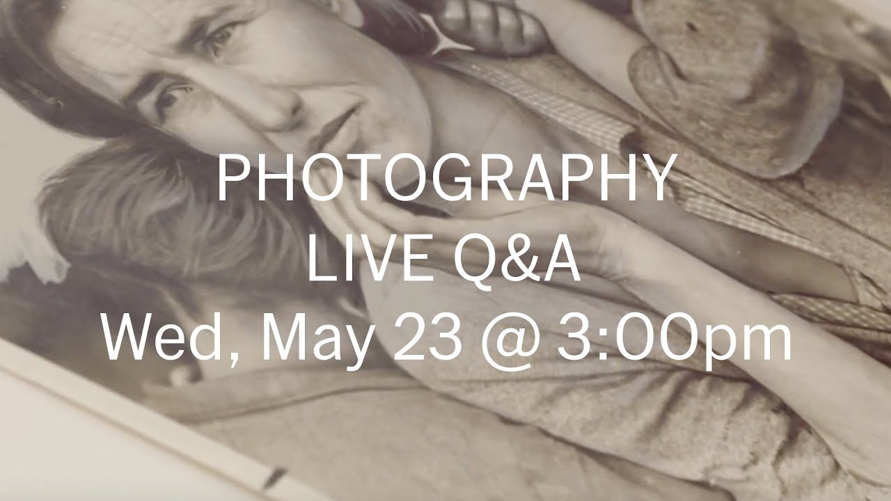 Trailer: LIVE Q&A with Photography Curator Sarah Meister (May 23) &ndash; Send us your questions!