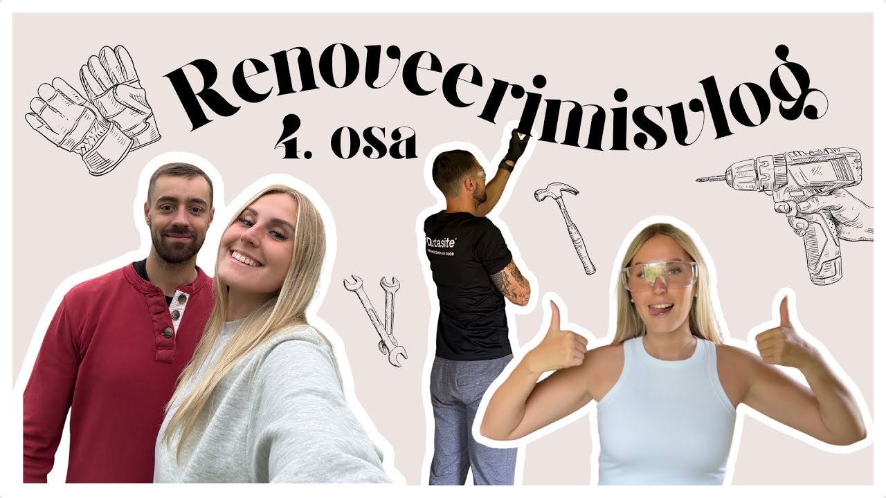 Renoveerimisvlog 4. osa | Marleni kirveoskused, kipsseintega palkmaja & edasised plaanid 