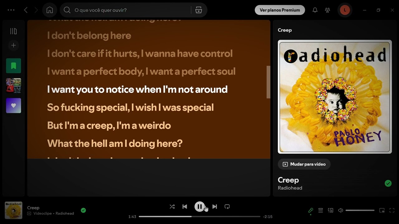 creep letra