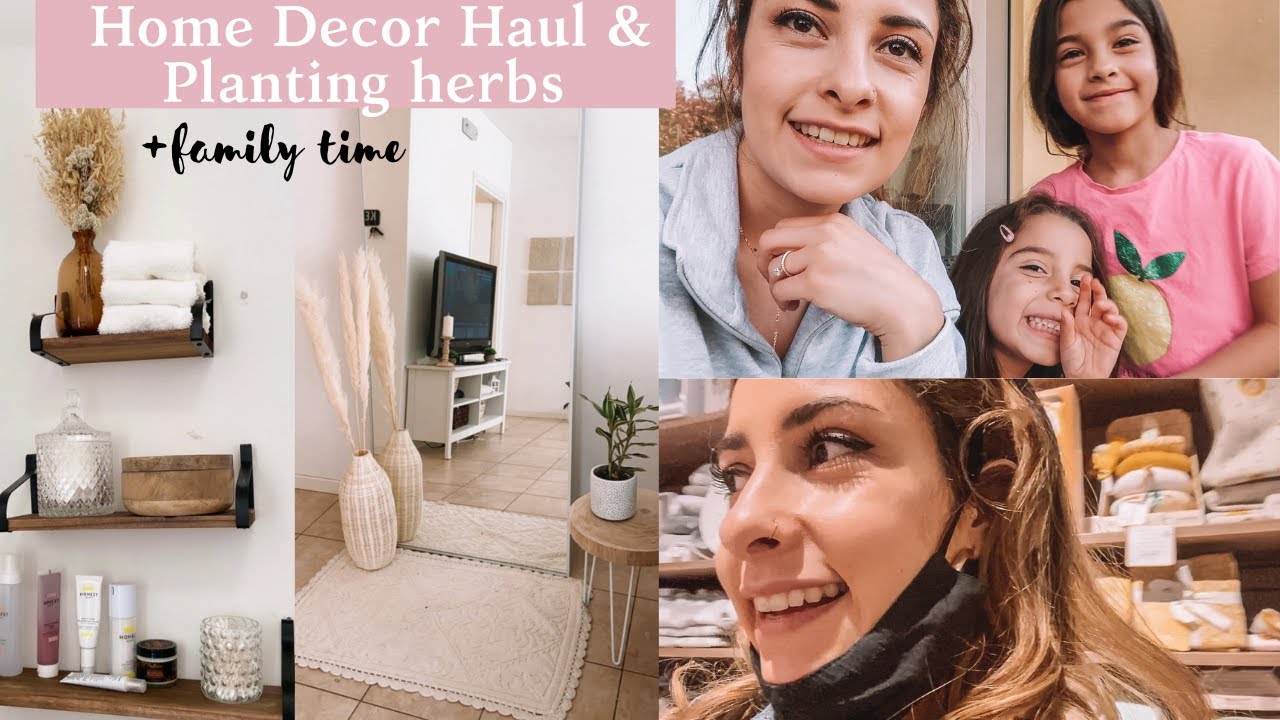 Maisons Du Monde Haul | Spring Bucket List|Planting Herbs With The Girls|Military Wife|Vicenza Italy