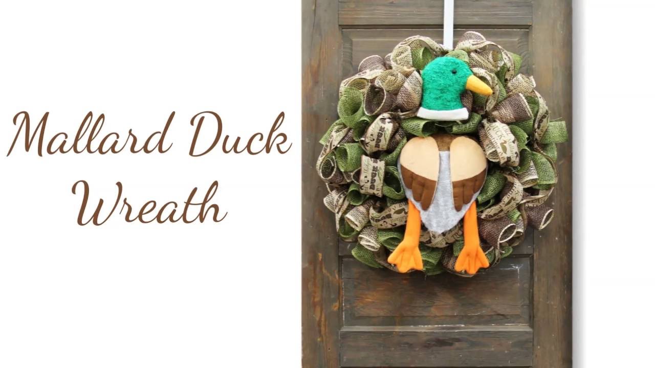 Mallard Duck Wreath Enhancement