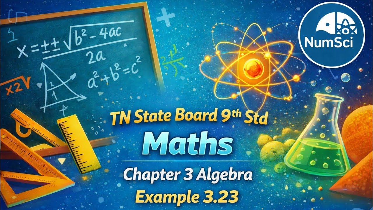 Tn 9th Maths Chapter 3 Algebra Example 3.23 #9thmathschapter3 #9thmaths 