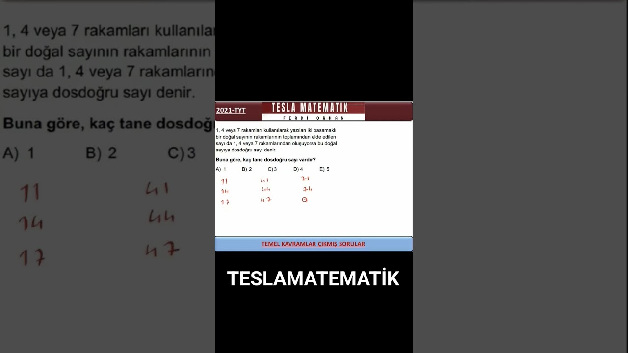 2021-TYT TEMEL KAVRAMLAR