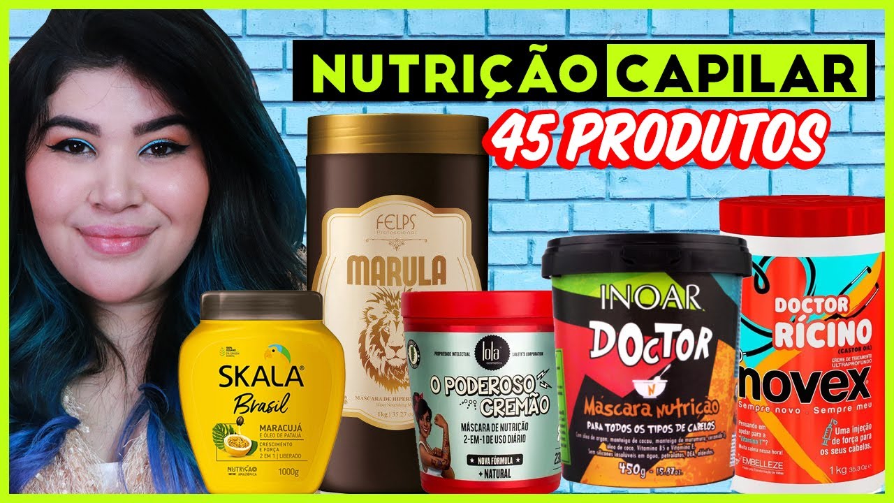 🏆 TOP NUTRIÇÃO CAPILAR: 45 Melhores máscaras nutritivas