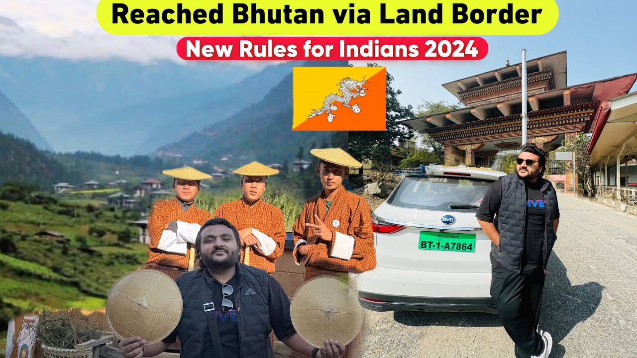 Reached Bhutan Via Land Border || NEW Rules for Indians || Currency, Sim, Guide & more || Ep2