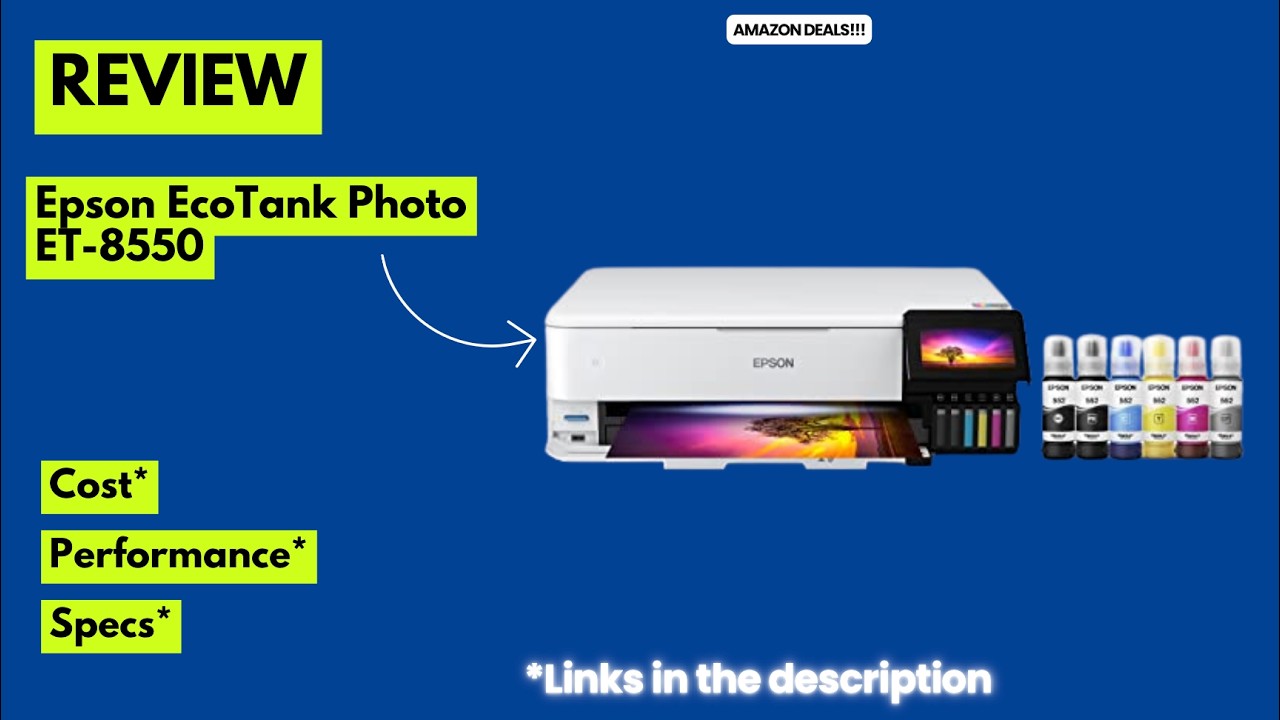 Epson EcoTank Photo ET-8550 Review | Wireless Wide-Format Printer | Lab-Quality Photos