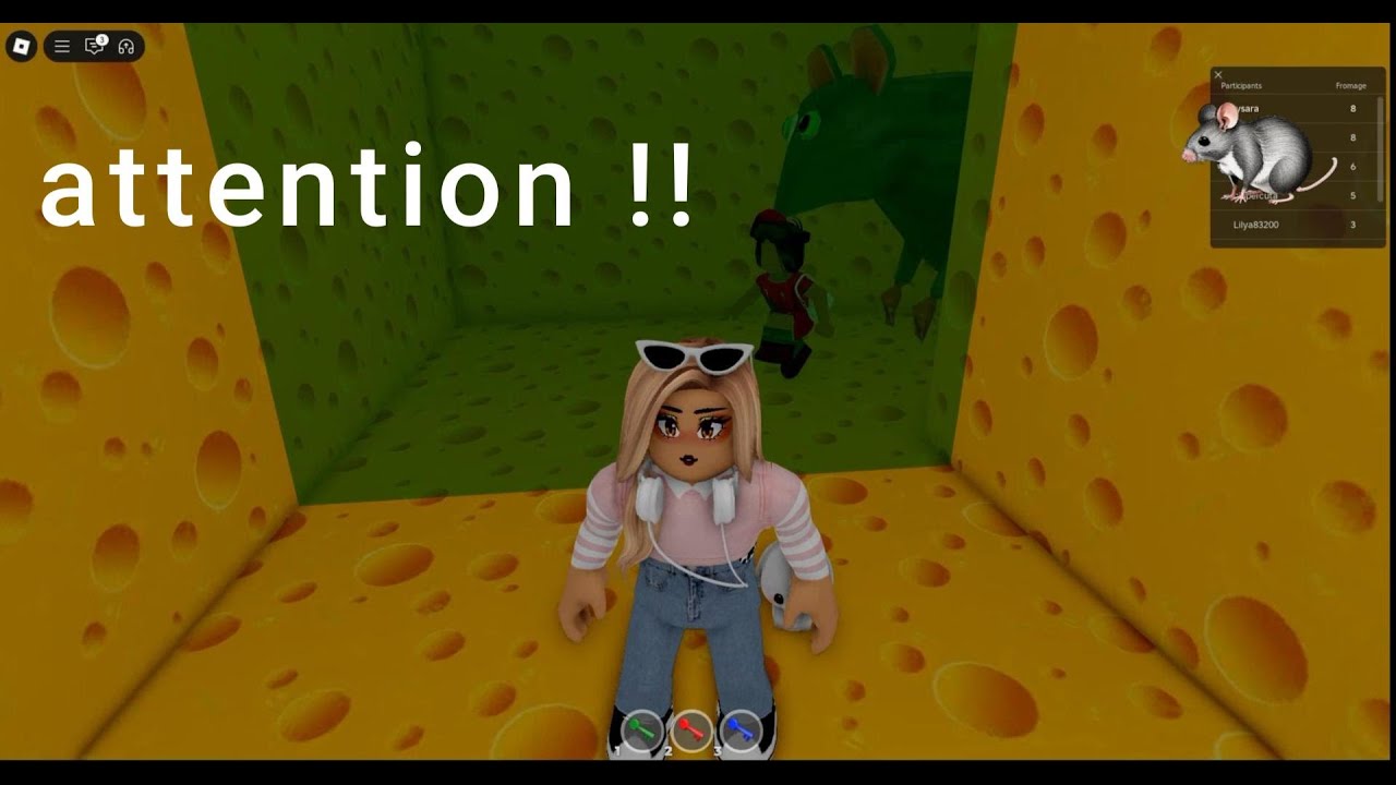 Méfiez-vous de la souris ! ft Nezuko . #Roblox