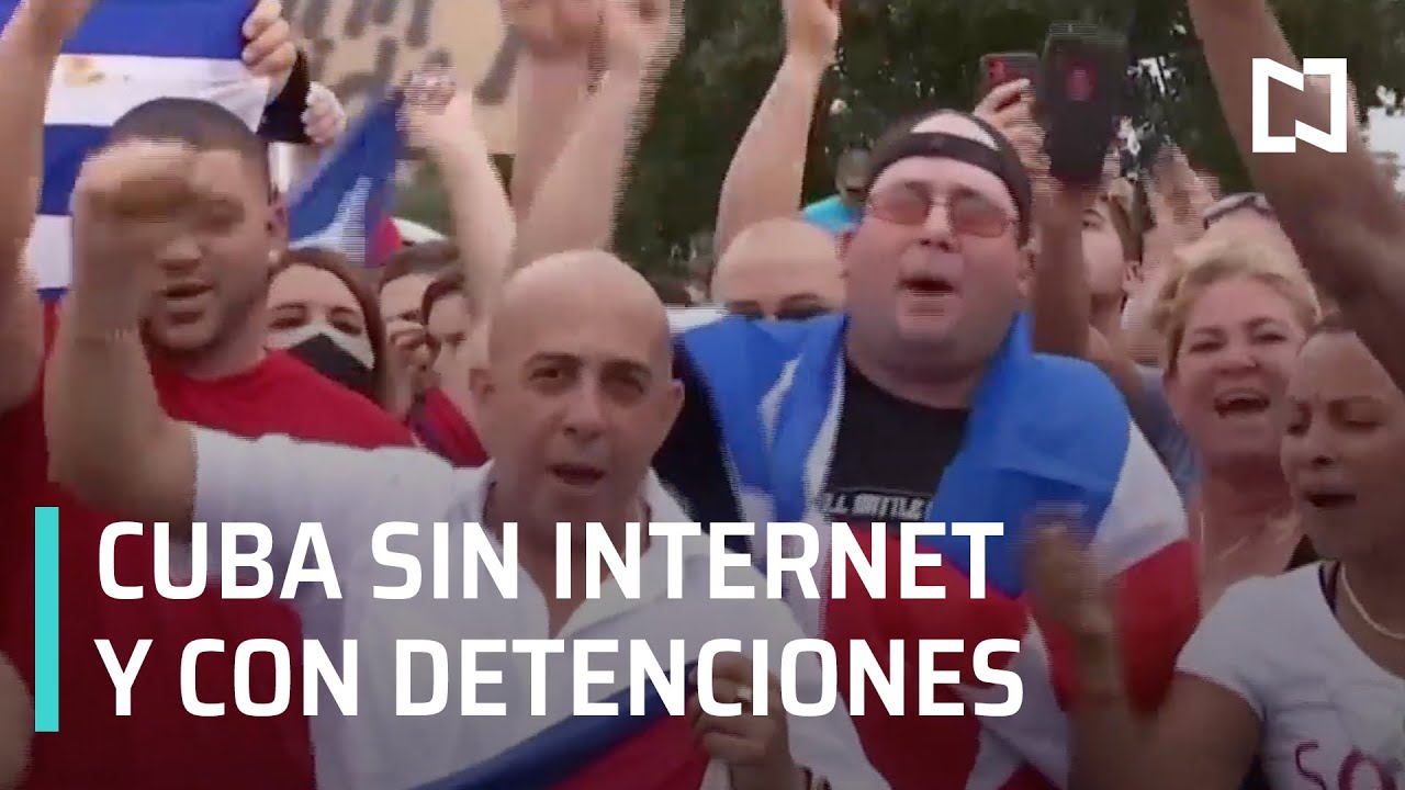 Protestas en Cuba 2021 | Cuba sin internet | Detenciones en Cuba 2021 - Las Noticias