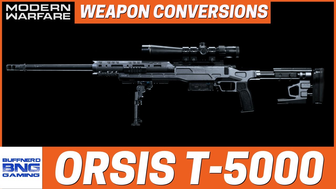 ORSIS T-5000 Weapon Conversion - Call Of Duty Modern Warfare
