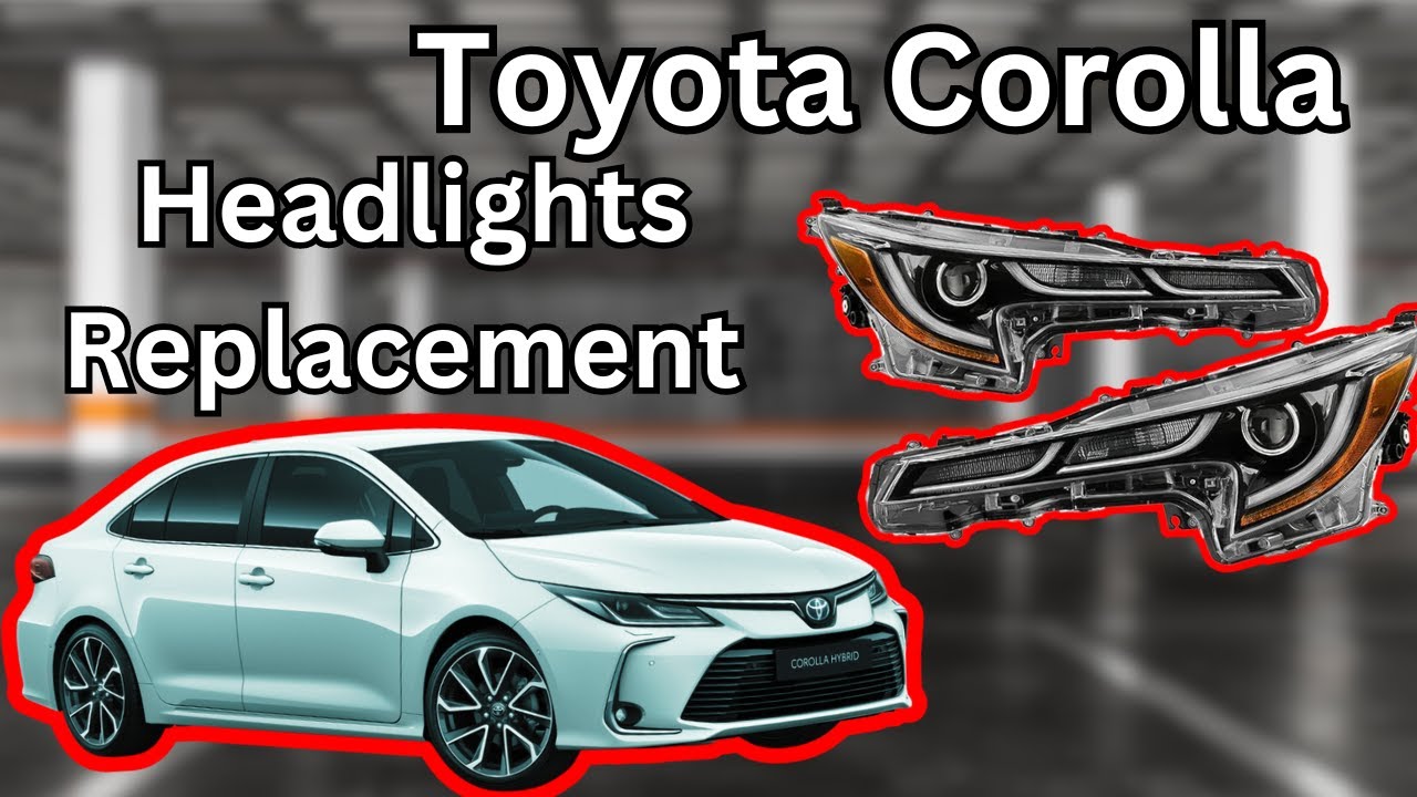 Снятие фар Toyota Corolla SE LE XSE 2020-2024 Как снять фары