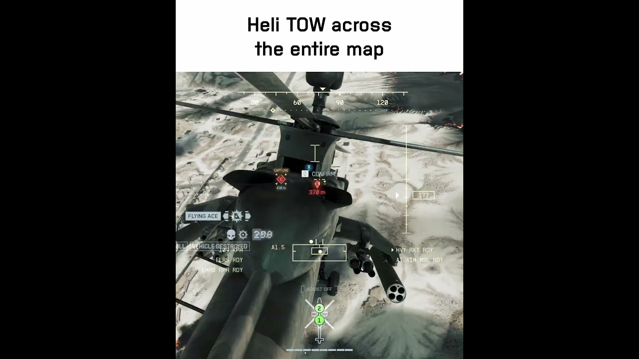 Heli TOW across the entire map