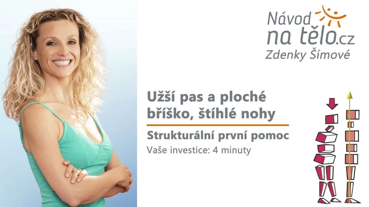 Ploché břicho a užší pas | Jednoduchý cvik pro štíhlé nohy