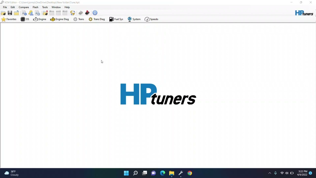 How to write a tune in HP Tuners
