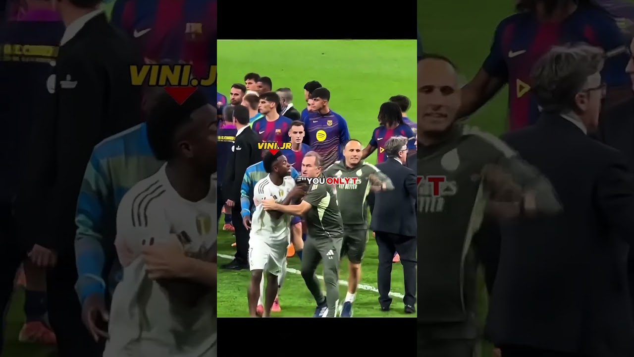 Vini Jr Almost Smashed Lamine Yamal☠️ #shorts #ronaldo #messi #shortsvideo