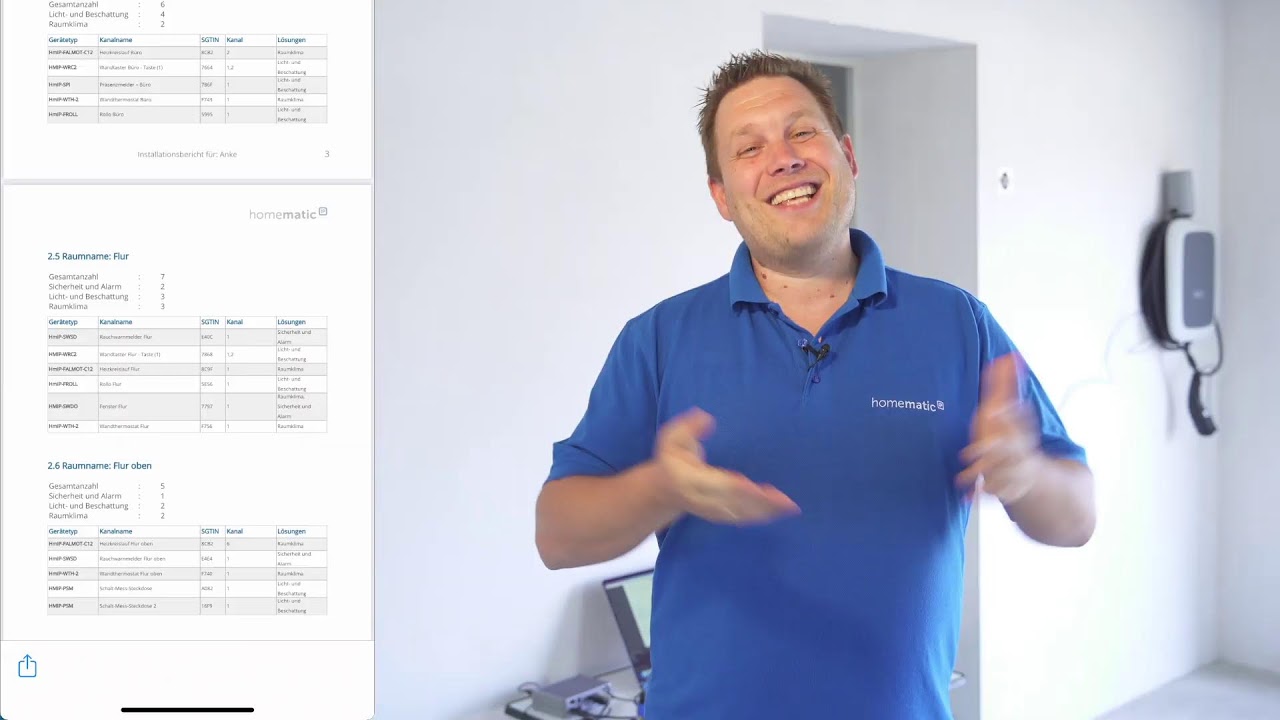 Homematic IP Live: Garagentorsteuerung mit Homematic IP