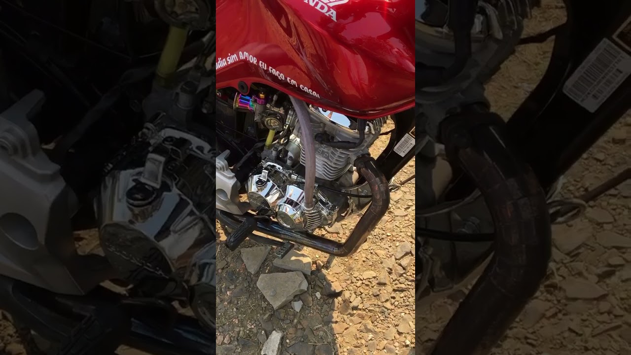 160 70mm com 69 de curso cabe&ccedil;ote com v&aacute;lvulas grande motorzinho girador e com #athlon #motozao