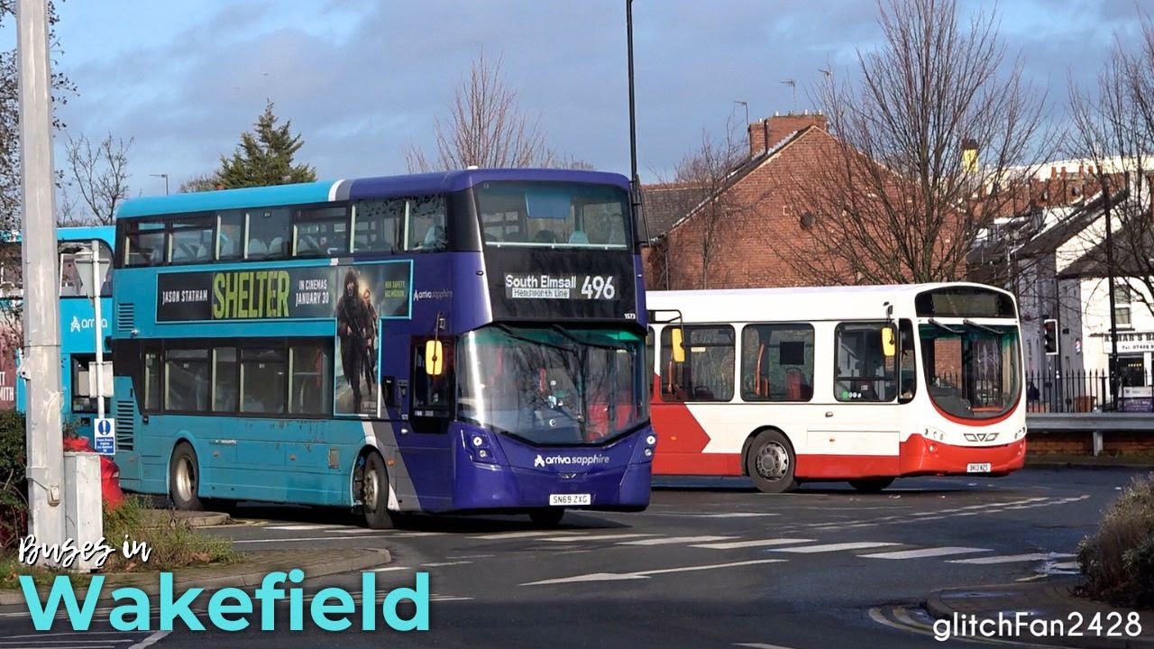 Buses in Wakefield, England 2026